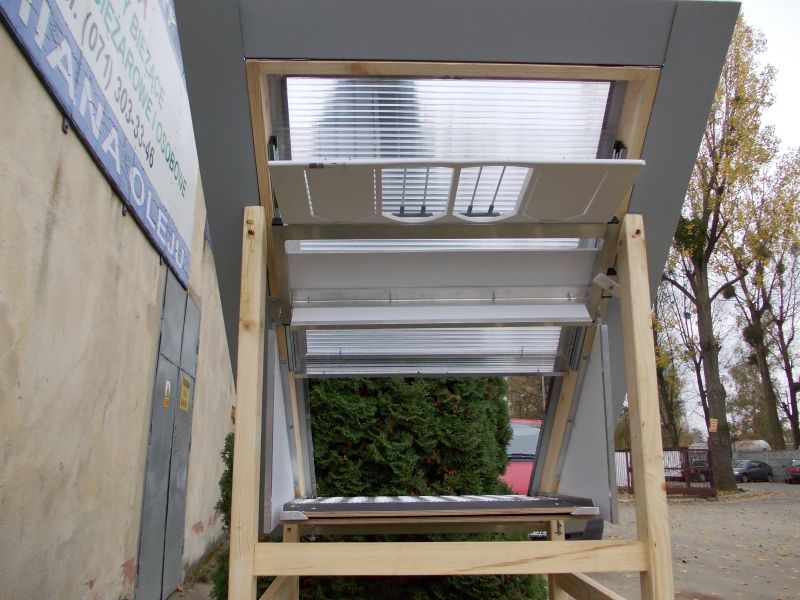 Wylot dachowy Velo 60 cm - widok